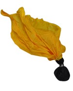 Football Gold Flag Ball Weighted (Ball Color: Black) Image