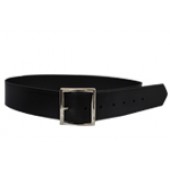 Black 1 3/4" Leather Belt