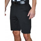 Smitty Solid Black Football Shorts w/ 9" inseam