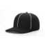 Richardson Black Promesh Cap with White Piping